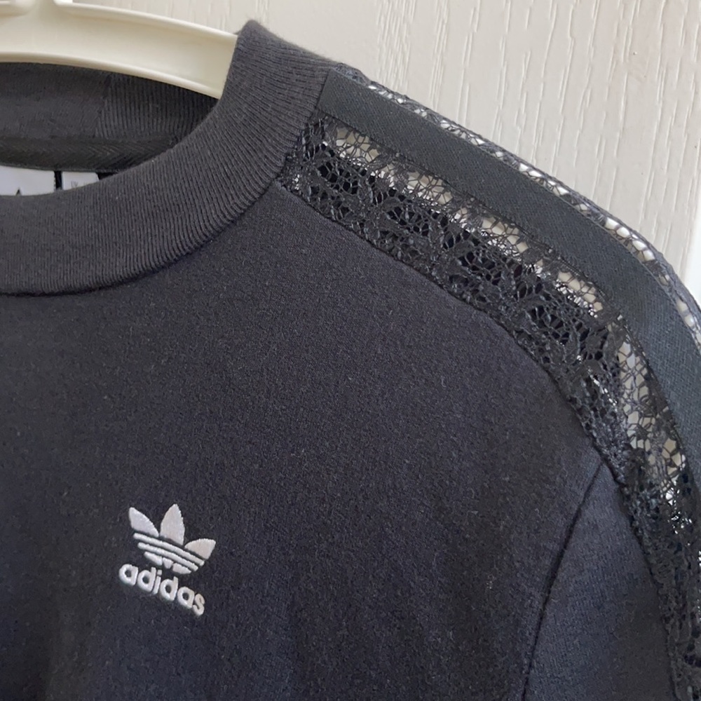 Adidas 3-stripes lace long sleeves tunic dress - Picture 2 of 12